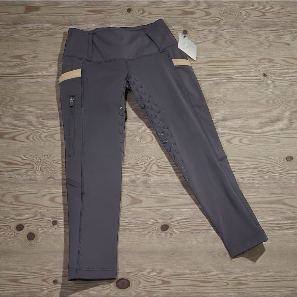 FitsT4 Sport Lavender Comfort Equestrian Riding Pants Leggings Kids Size XS